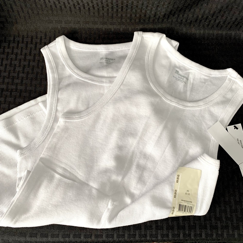 No Boundaries High Neck Ribbed Knit Tank Tops
